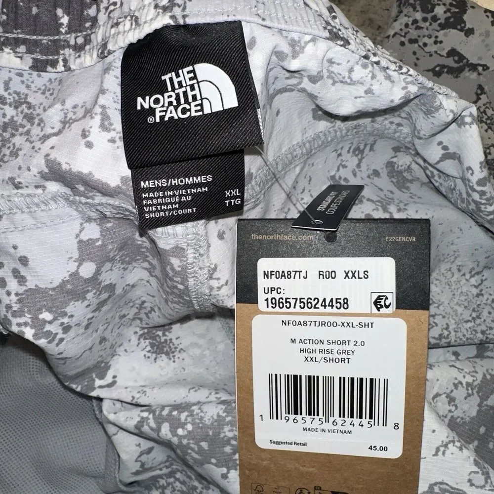 NEW The North Face Men's Shorts Action 2.0 Size‎ XXL